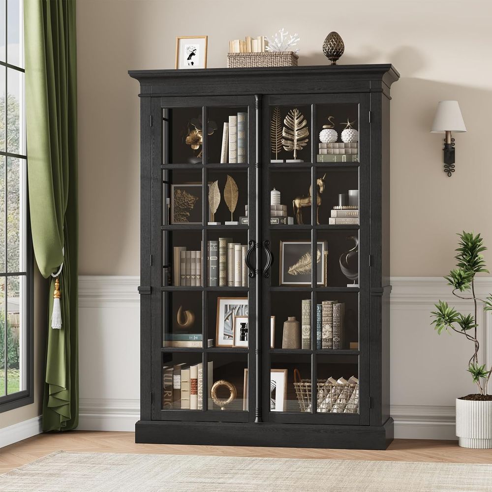 65 Tall Display Cabinet with A - Home & Hotel Textiles Private Limited avis et prix
