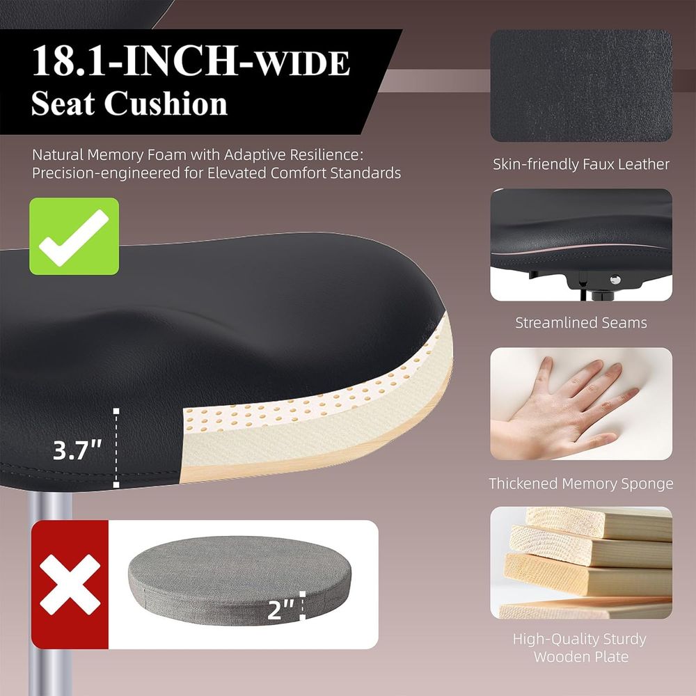 Ergonomic Swivel Chair with Lu - Home & Hotel Textiles Private Limited avis et prix