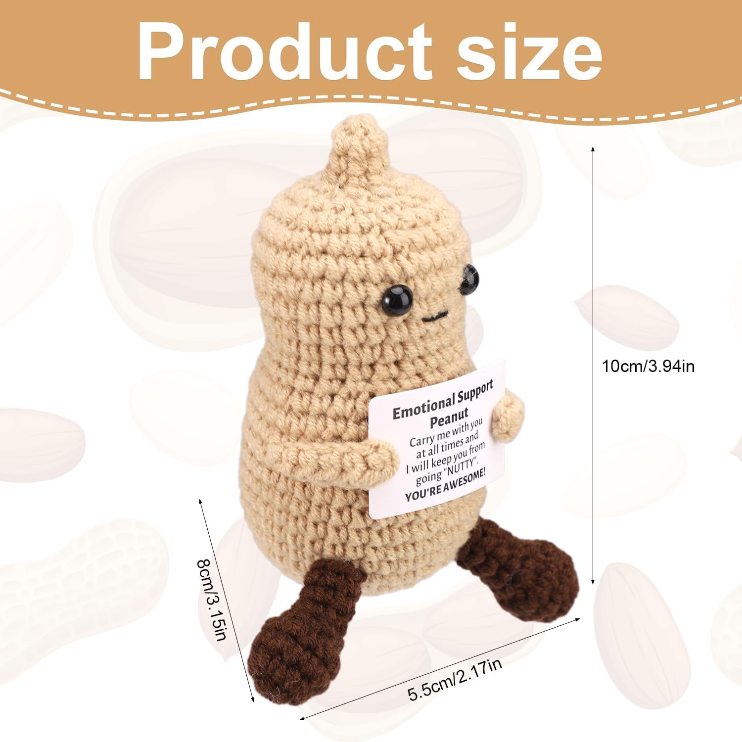 Funny Crochet Peanut Handmade  - Home And Textiles Today avis et prix