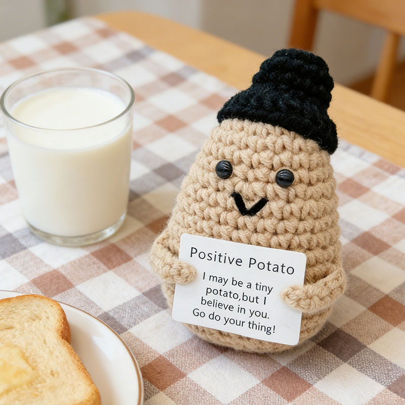 Cute Positive Potato Crochet D - Home And Textiles Today avis et prix