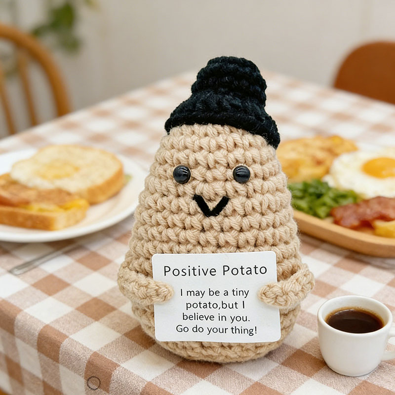 Cute Positive Potato Crochet D - Home And Textiles Today avis et prix