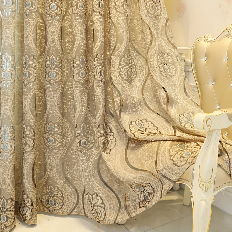 1pc Coffee 3D Embossed Sheer C - Curtain Sheer Voile avis et prix