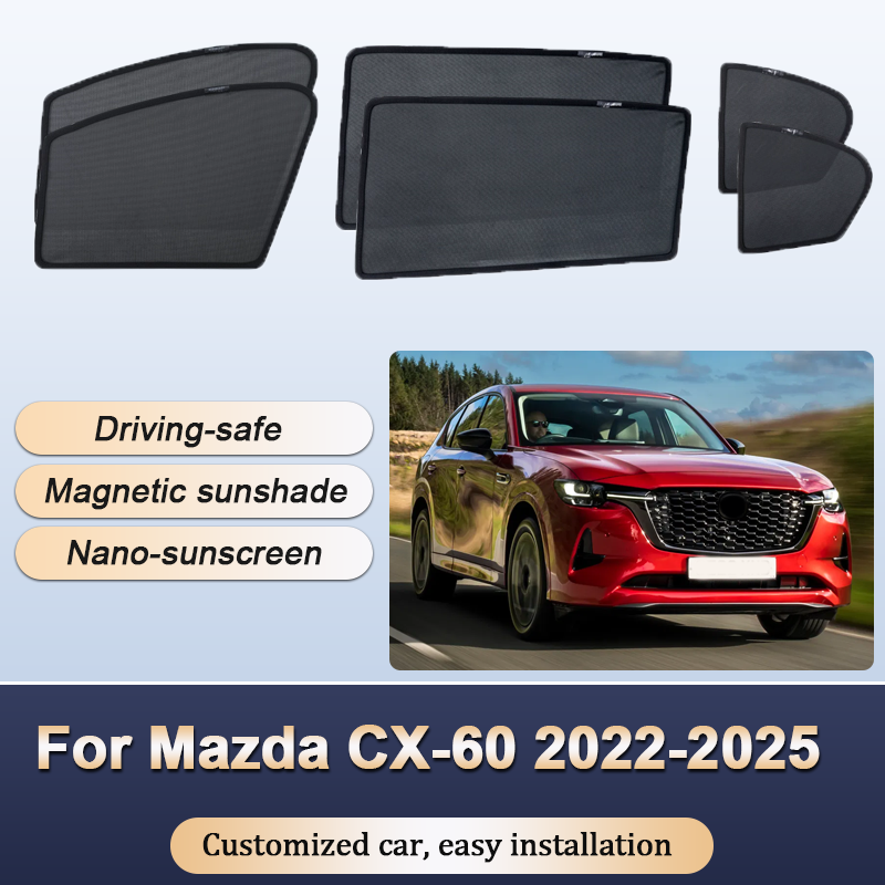 Sun Shades For Mazda CX-60 202 - Curtain Sheer Voile avis et prix