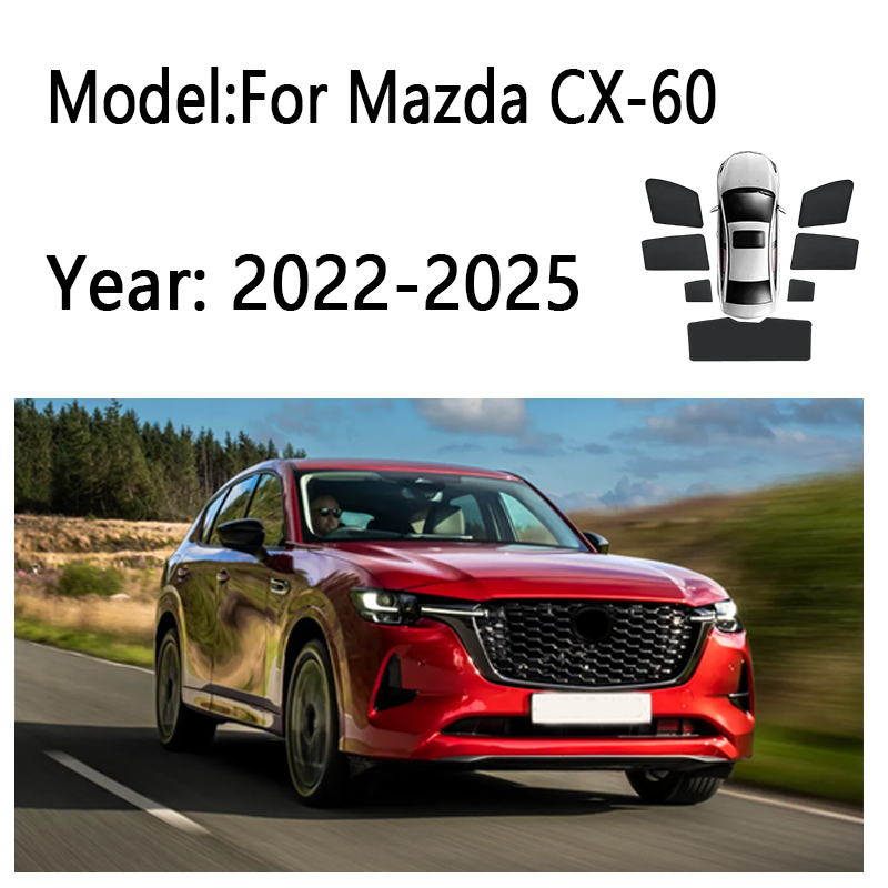 Sun Shades For Mazda CX-60 202 - Curtain Sheer Voile avis et prix