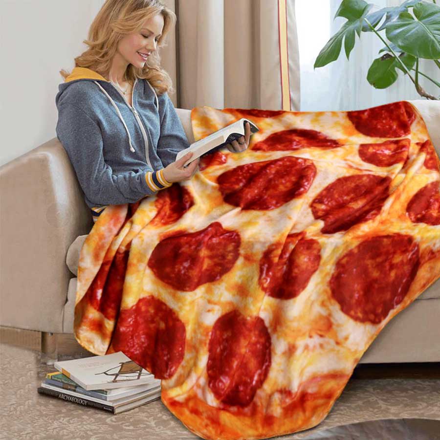 Food Print Soft Warm Cozy Flan - Bed Sheet Microfiber avis et prix