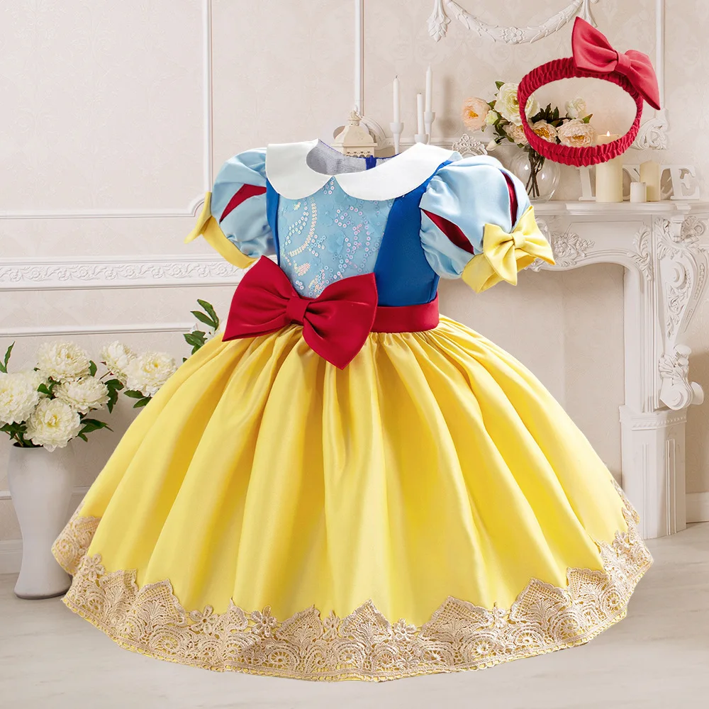 Yellow Tutu Party Dress For Gi - Curtain Sheer Voile avis et prix